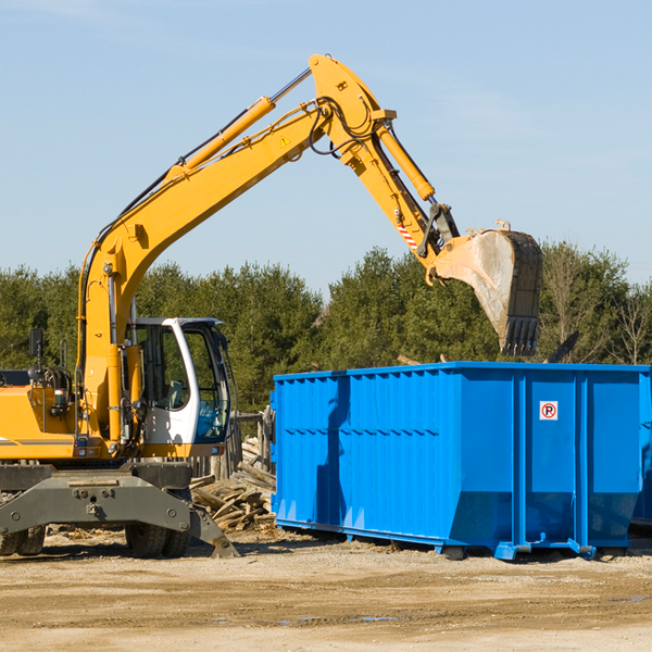 what size residential dumpster rentals are available in Lick